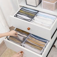 접이식 서랍형 수납함 양말 속옷 분류 나일론 정리함 기프트 판촉 선물용 k40