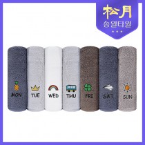 송월 스마일데일리 타올 150g
