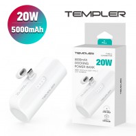 [디지토] 도킹형 5000mAh C타입 일체형 20W 미니 보조배터리