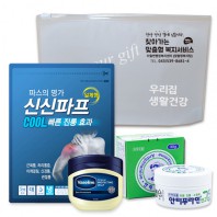 신신 구급함 구급키트 12호 (신신파프5매입 1팩+ 바세린 50ml+ 안티푸라민30g)