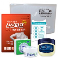 신신 구급함 구급키트 15호 (신신파프5매입 1팩+ 바세린 100ml+ 안티푸라민30g+구급키트A 22p)